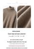 2026 AW Women's High Neck Plain Knit Cashmere Sweater Base Layer