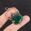 Faceted Zambian Emerald Pendant Copper Pendant Gemstone Pendant Handmade Jewelry Beautiful Copper Jewelry Special Occasion Gift Boho Pendant