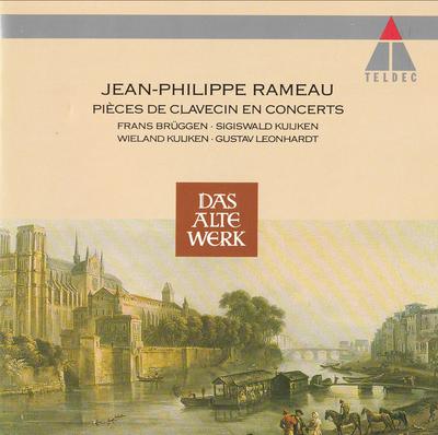 CD RAMEAU, BRUGGEN; LEONHARDT - J.P.Rameau  9031776182 Teldec 1992 Germany Classical Used