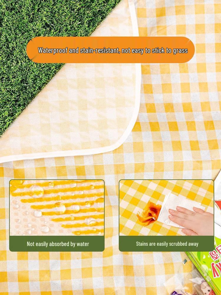 Thickened Waterproof Outdoor Picnic Mat – Portable, Moisture-Proof Cushion for Camping, Spring Outings, and More.