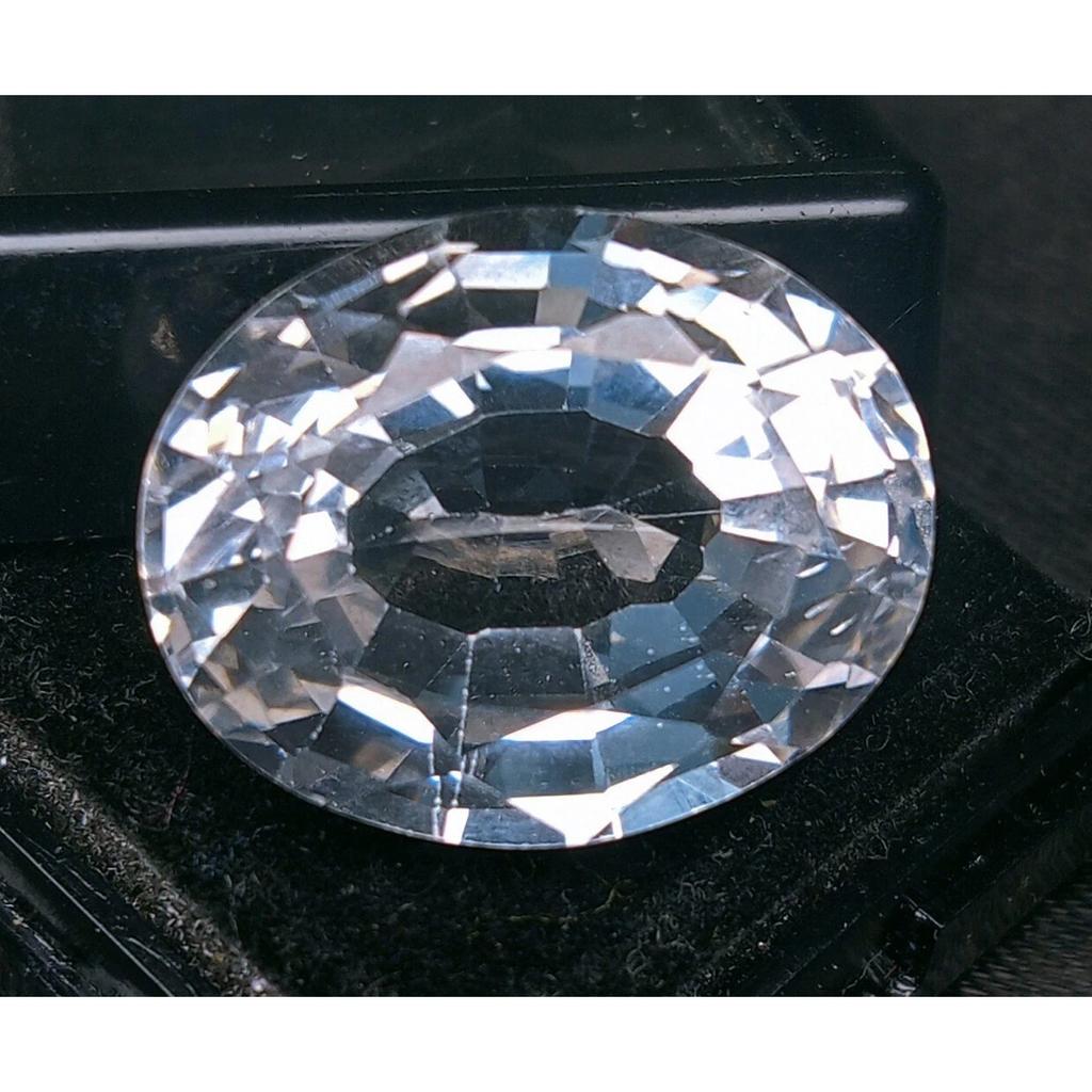 White Sapphire Natural 28-30 Ct Oval Cut Excellent Certified Loose Gemstone