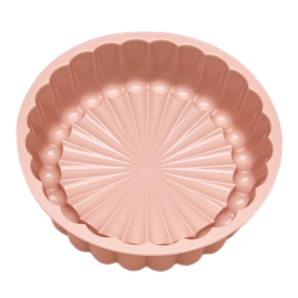 7in Sunflower Shape Silicone Baking Mold Reusable Round Cake Bread Pie Flan Tart Molds Baking Trays