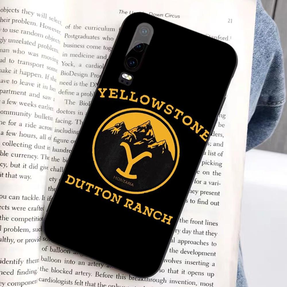 Custodia per Telefono Serie TV Americana Yellowstone Per Huawei Honor 10 Lite 9 20 7A 9X 30 50 60 70 Pro Plus Cover Morbida in Silicone