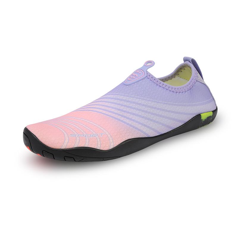 Soft Sole Aqua Shoes for Men Women Breathable Quick Dry Water Sneakers Elastic Slip-on Wading Footwear for Beach Walking Surfing