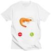Shrim Is Calling T Shirt Men Short-Sleeve Funny Shrimp Meme T-shirt Streetwear Tee Tops for Husband Boyfriend Slim Fit Tshirt