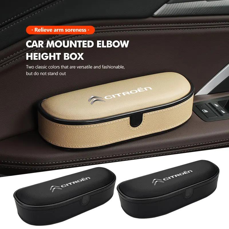 Car Door Arm Rest Storage Box Adjustable Height Elbow Support For Citroen C5 C1 C2 C6 C4L DS3 DS4 DS5 C-Elysee Grand Berlingo