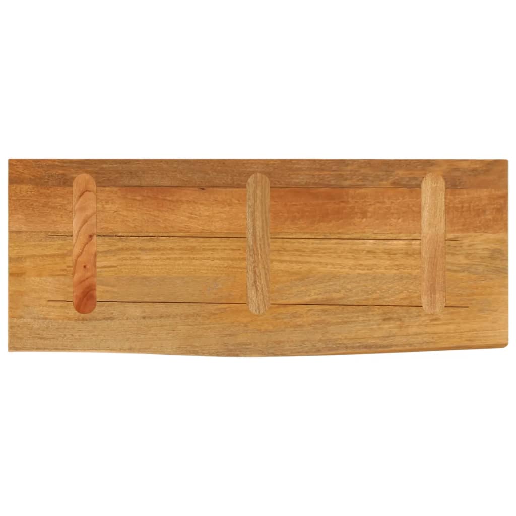 Vidaxl Blat Stołu Z Naturalną Krawędzią, 90X40X2,5 Cm, Drewno Mango