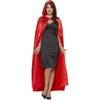 Smiffys Unisex Adult Satin Hooded Cape