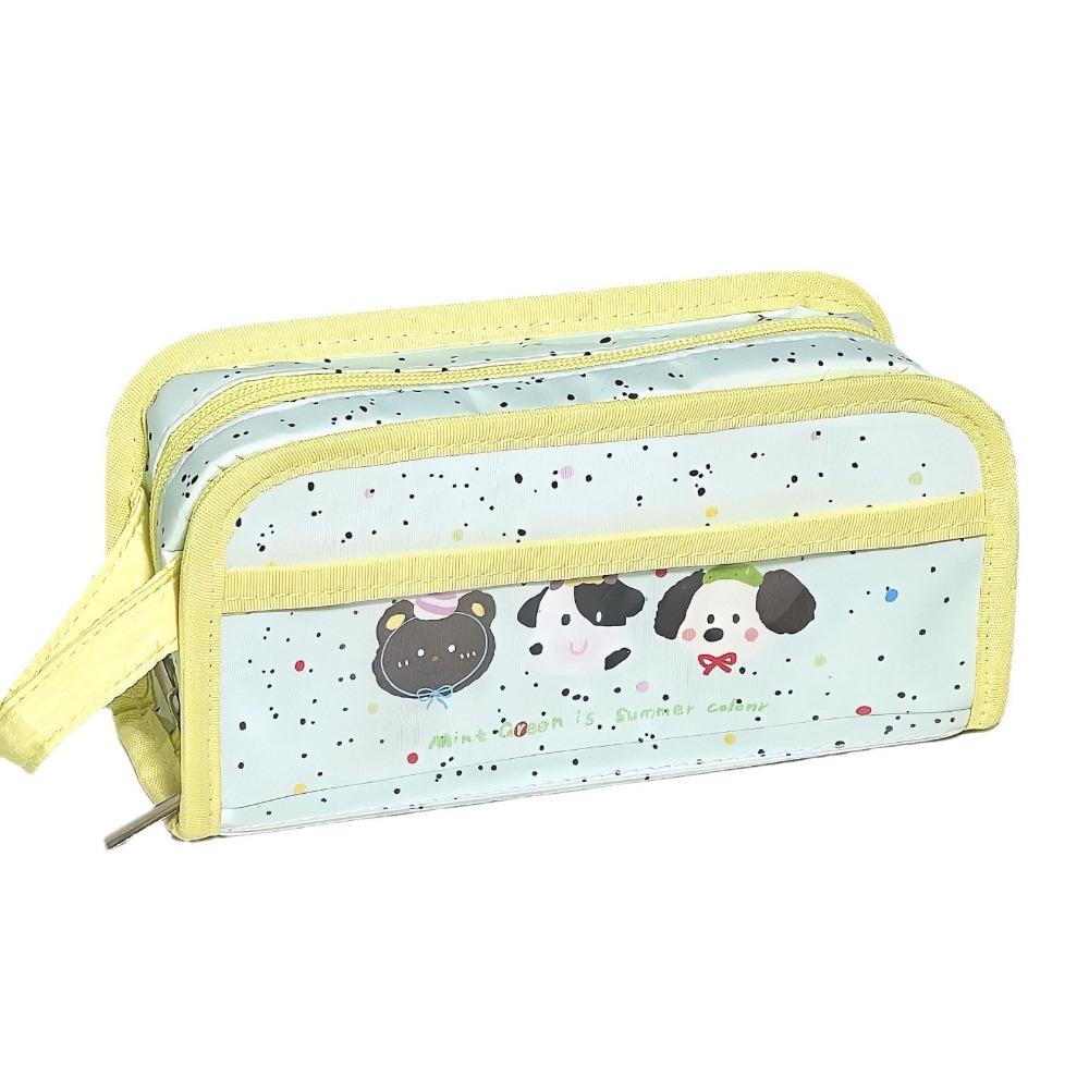 

Dog Transparent Pencil Bag Simple Stationery Bags Junior High School Students