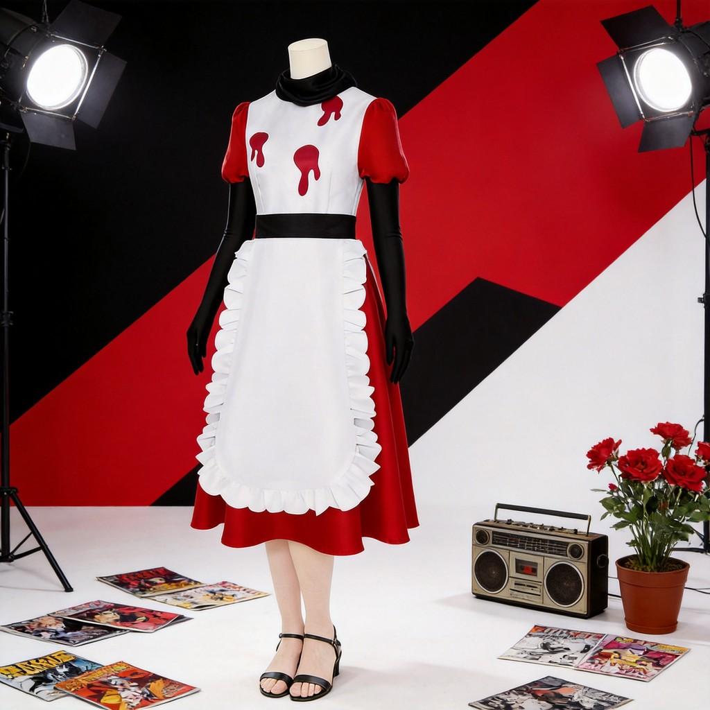 Hazbin Hotel Cosplay Costume For Women With Polyester Fabric For Anime Role Play