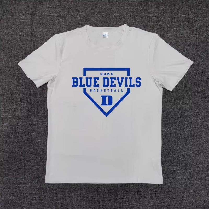 Nordamerika Limited Duke University North Carolina Herren- und Damen-Basketball T-Shirt Sport Baumwolle Kurzarm Kleidung