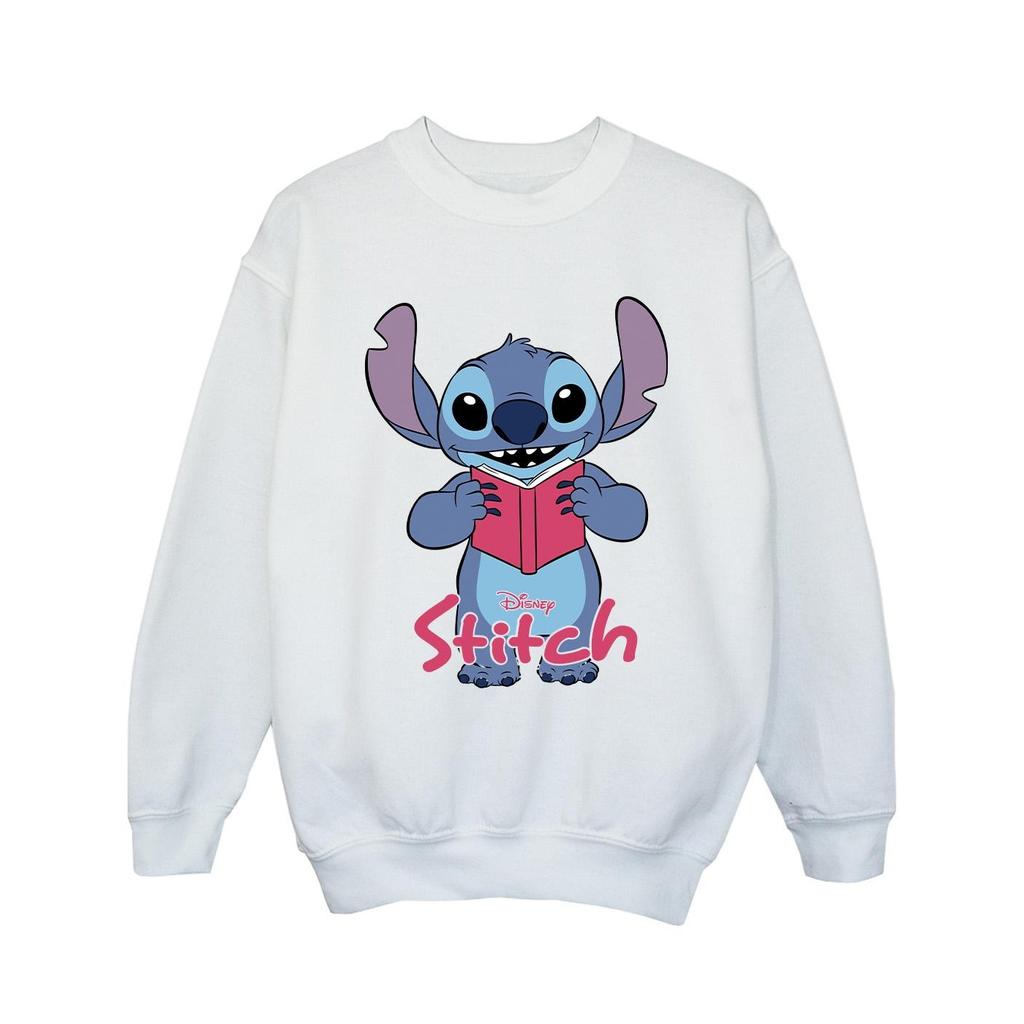 Lilo & Stitch Mädchen Lesen Stehen Sweatshirt