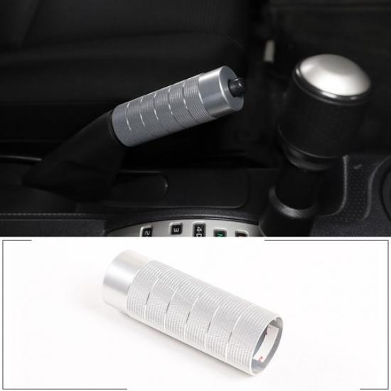 Aluminum alloy Silver Handbrake Brake Handle Cover For Toyota FJ Cruiser 07-21