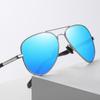 0 -0.5 -0.75 To -6 Night Vision Lens Oval Prescription Sunglasses Men Metal Driving Anti-Glare Nearsighted Sun Glasses