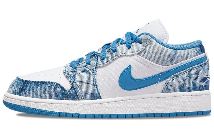 Jordan 1 Low Washed Denim GS DM8947-100 36