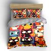 Colorful Cartoon Cat Faces. Bedding Sets Duvet Cover Sets Duvet Covers Pillowcases(1 * Duvet Cover 2 * Pillowcases Without Duvet Insert)