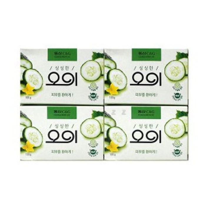 

[QNS39Z52_58] Facial Cleansing Products Bath Cleansing Soap Cucumber 4p (40275499)