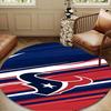 basketball Texans Logo Round mat, Anti-slip Circle Carpet Chair rug For livingroom,Bedroom, doormat home decor Gift Christmas Gifts