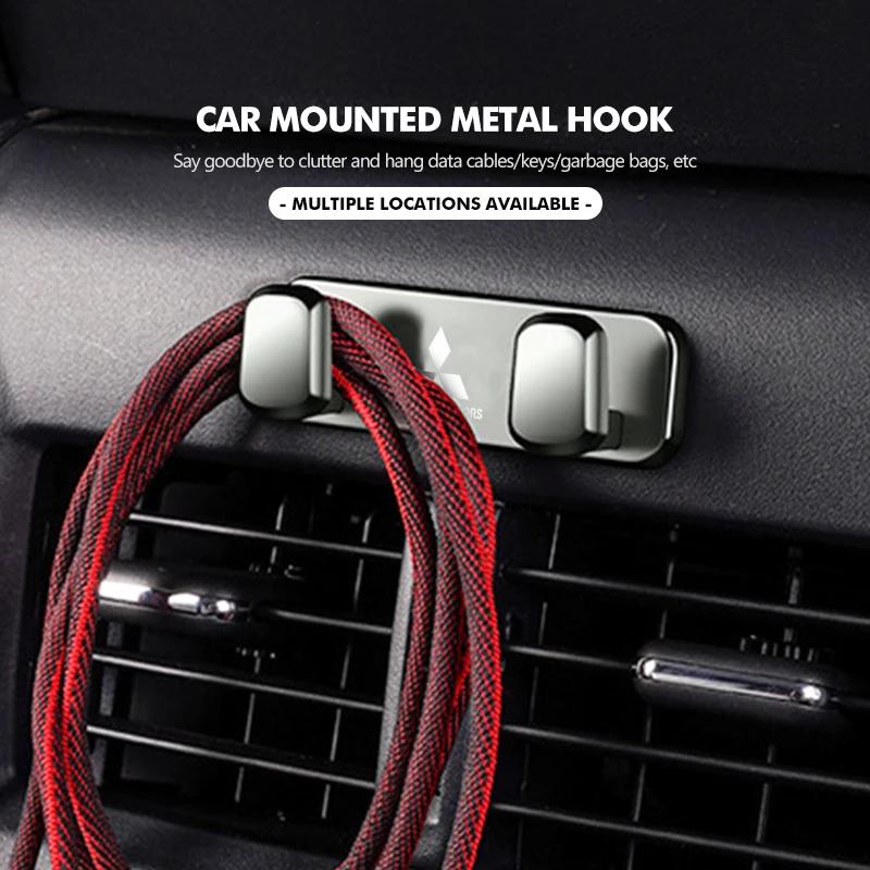 cwpc9 Car Seat Hook for Mitsubishi All Models Outlander Lancer ASX Seat Back Storage Holder Headrest Hook Interior Accessories