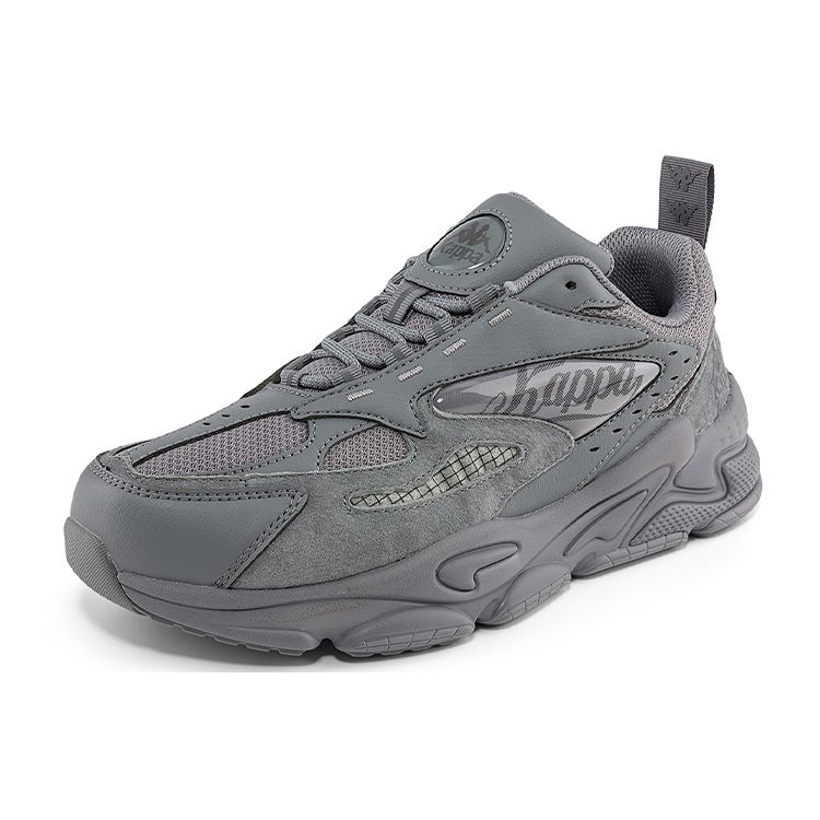 Kappa Fabric Leather Vintage Deconstructed Trend Slip Resistant Wear Resistant Shock Absorbing Low Top Dad Shoes Unisex Sneakers K0CY5MC50-1108