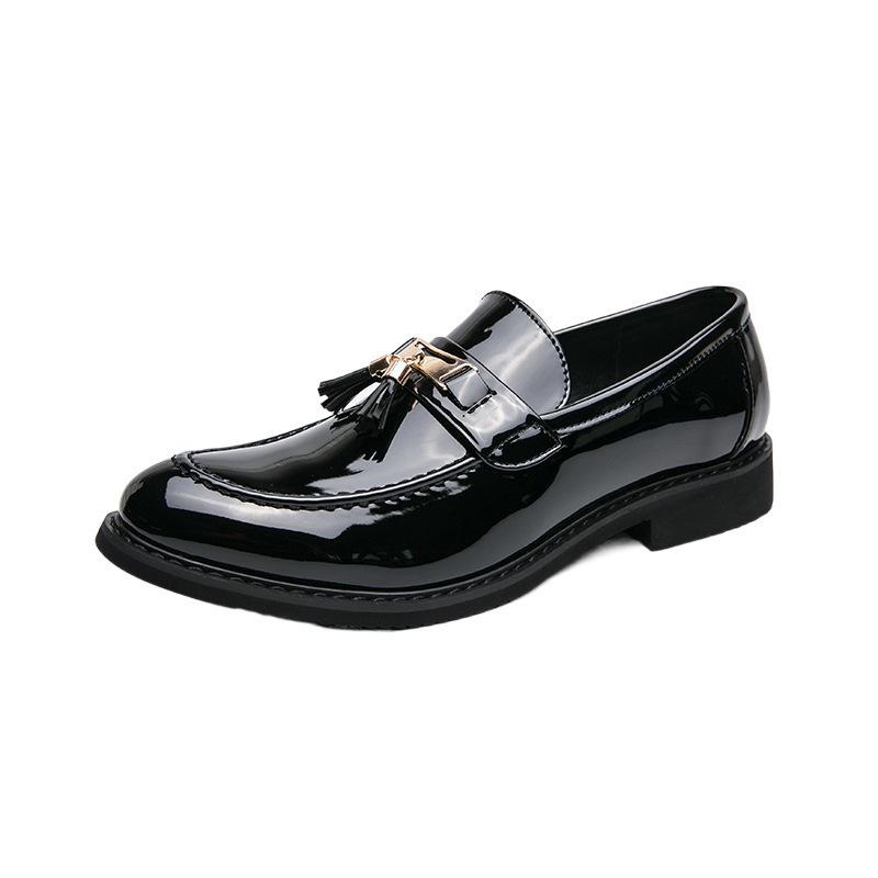 Men's Tassel Loafers - Spring 2024 Leather Dress Shoes for Formal Business and Hairdressers