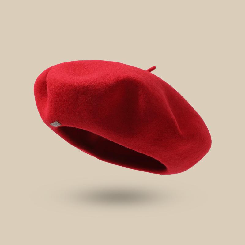 Custom Autumn Winter Multi Color Travel Warm Wool Beret Hats for Ladies