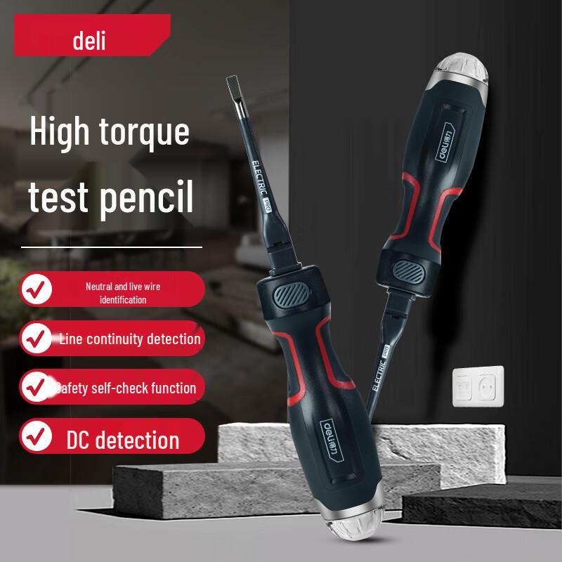 Deli Multi-functional Voltage Tester Pen (CN version)