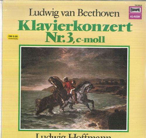 

LP Record LUDWIG HOFFMANN, MILTIADES CARIDIS, - Beethoven Klavierkonzert Nr3 C-moll 1140426 EUROPA KLASSIK Germany Classical Used