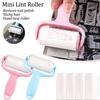 1 Set Steel Plate Transfer Stamp Cleaner Lint Roller Lint Remover Nail Salon Tools Replacement Paper With Tear-Off Design