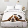 Animal Lie Down Dog Pet Bedding Set Duvet Cover Single Twin King Size Quilt Cover Home Textile Comforter