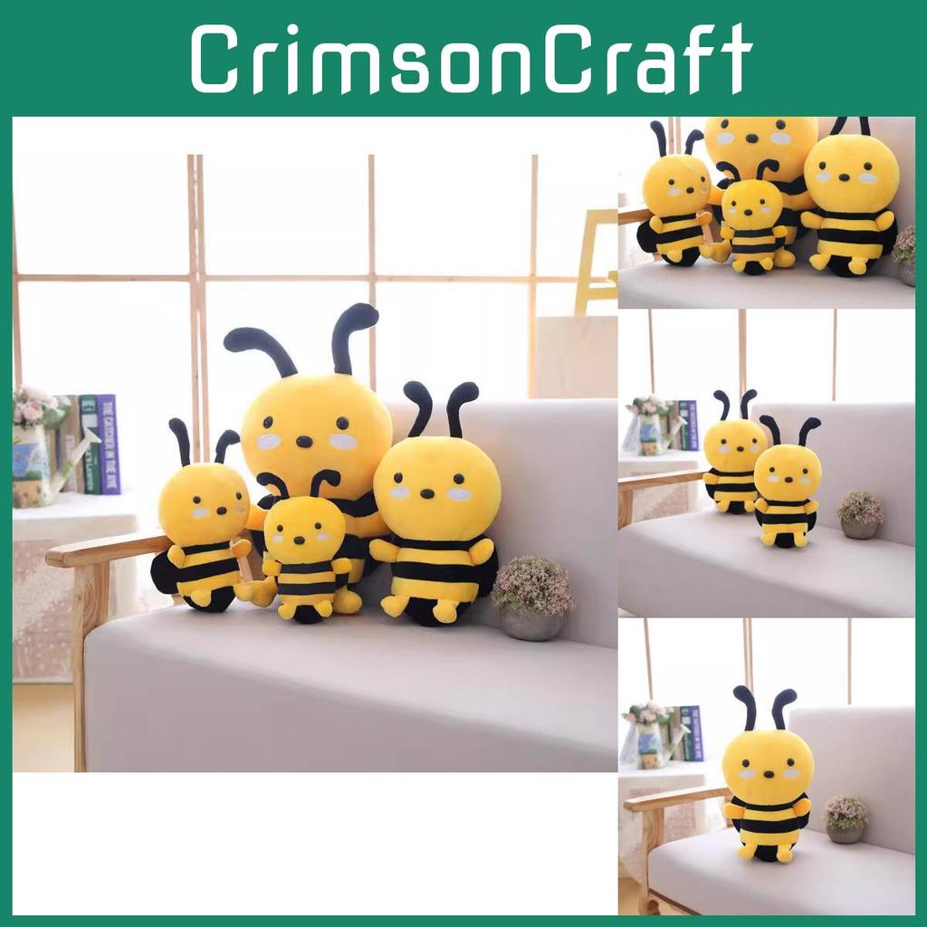 Plush Stuffed Bee Toy Insect Stuffed Doll Childrens Birthday Gift Cushion Cozy
