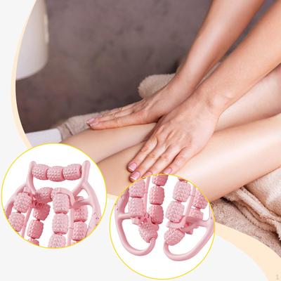 Leg Massage Tools 23 Wheels Circular Clamps Rod for Hands Neck Shoulders Indoor Sports