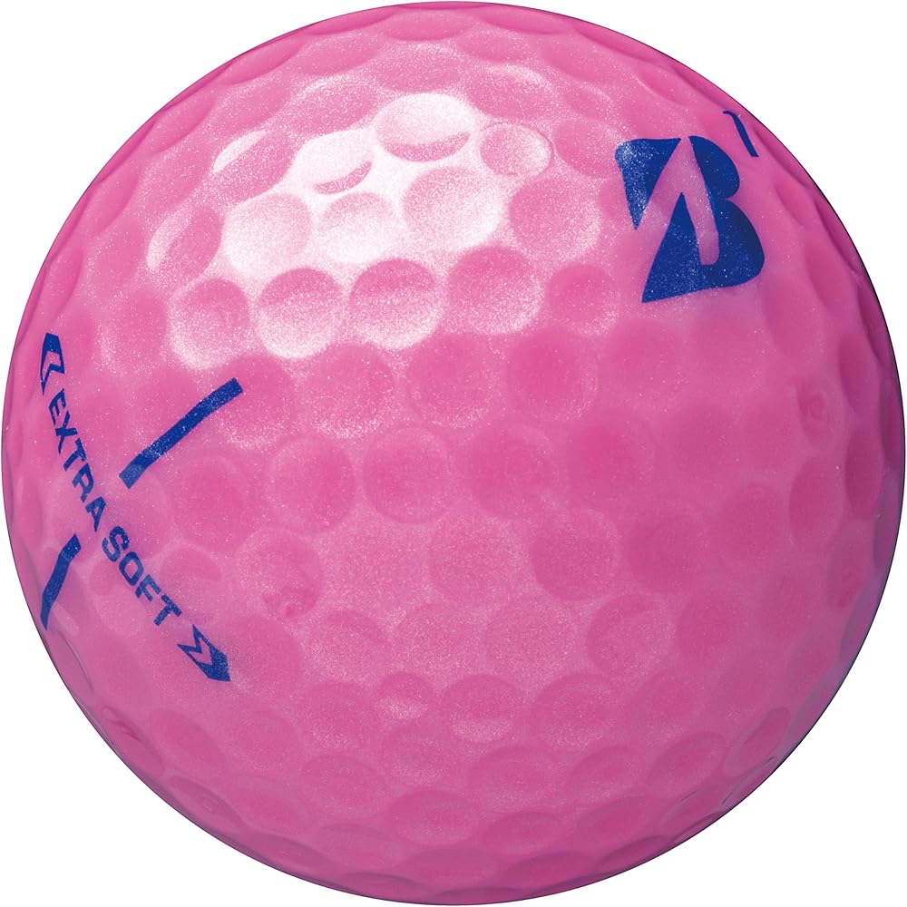 Bolas de Golfe Bridgestone Extra Macias Pacote com 12 Rosa Modelo 2025