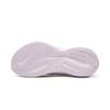 Li Ning Ling Bo V3 Thick Sole Height Increasing Versatile Soft Rebound Running Shoes Women Sneakers White Purple ARSW112-3