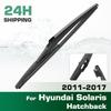 Rear Windshield Wipers Blades,Premium All-Season Wiper Blades Replacement For Hyundai Solaris Hatchback 2011-2017