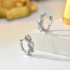 15mm Small Huggie Earrings with Pear Cut Cubic Zirconia Paved CZ Colored Stone Hoop Earrings Luxury Daily Wear Jewelry