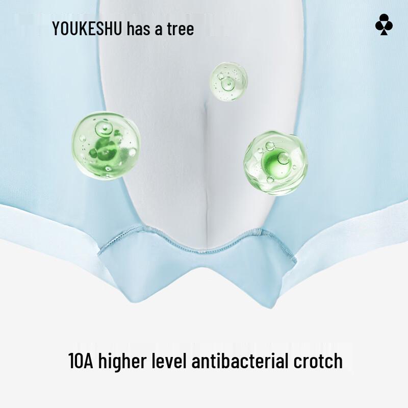 Men's Ice Silk Antibacterial Boxer Briefs