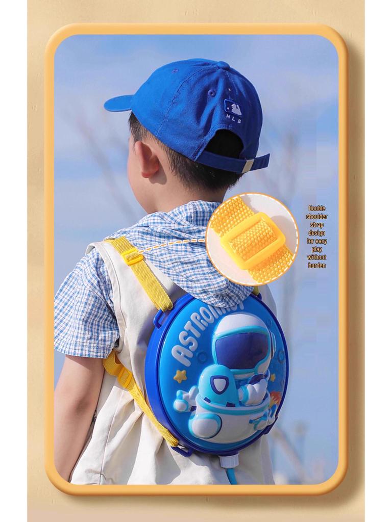 2025 New Kids' Water Gun Backpack: Pump-Action Toy for Boys & Girls - Perfect for Summer Water Play & Fights!