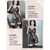 Man Wants Sexy Lingerie Women's Sexy Lace Polka Dot Nightdress Hot Suspender Short Skirt Temptation Open Gear No-take Uniform