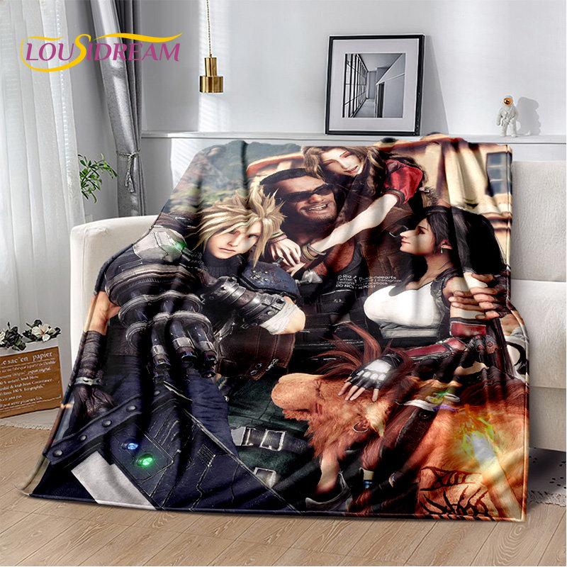 Final Fantasy Series Games Gamer  Soft Plush Blanket,Flannel Blanket Throw Blanket for Living Room Bedroom Bed Sofa Picnic Cover