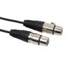 0.3m XLR Y 3 Pin 1 Splitter Cable Male To 2 Female Convertor