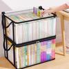 Dustproof Transparent Book Storage Bag Foldable Desktop Organizer for Students Home Classroom Old Books Container251