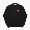 Comme DeS GarconS P1N076 1  Ax N076 051 1  Play Play Double Red Heart Wafen Men S Cardigan