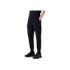 Emporio Armani FW23 Solid Color Logo Embroidered Cuffed Knit Sweatpants Men Bottoms Navy-Blue 8N1PT01JHSZ0920