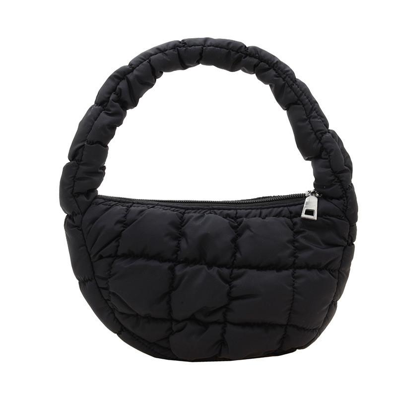 Childrens And Autumn Winter Temperament Portable Simple Texture Girl Cloud Bag