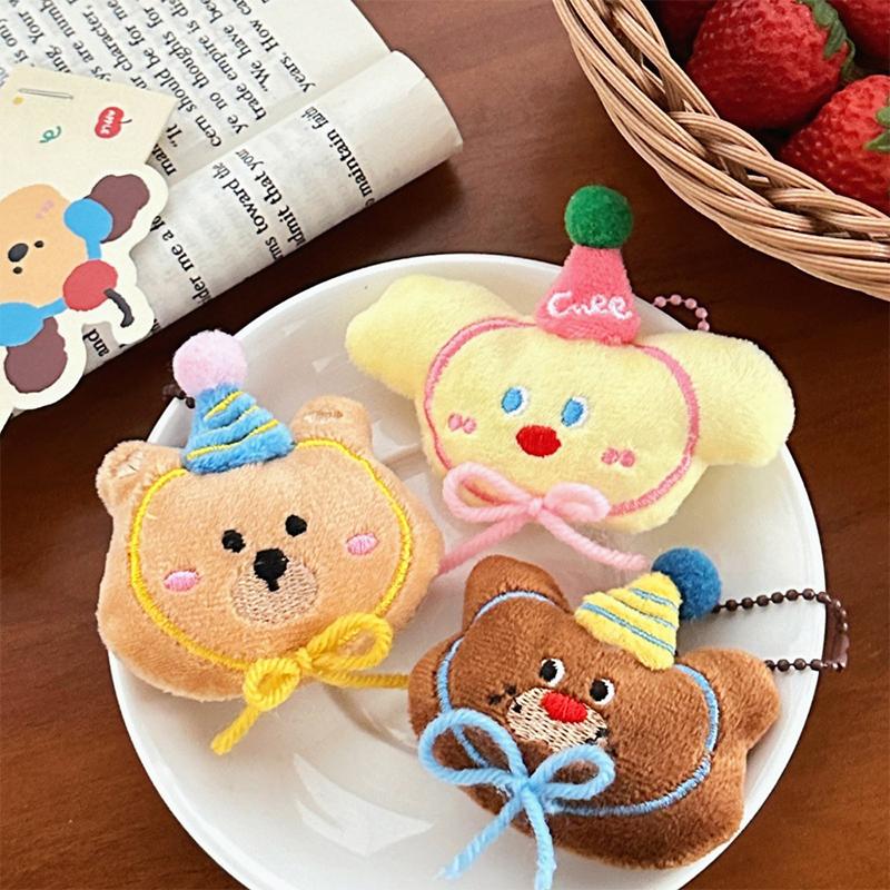 Mini Cartoon Small Animal Doll Toy Keychain Creative Cute Pendant Keychain Exquisite Backpack Decoration Accessories Gifts