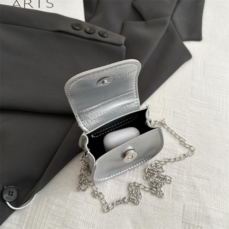 2025 Autumn New Retro Casual Mini Oblique Span Small Square Bag Simple Casual Bag Fashion Trend Shoulder Bag