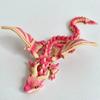 High-Quality 3D High-Quality Printed High-Quality Winged High-Quality Carriage Fantasy creature Decorative Figure Play sets High-Quality Rotatable