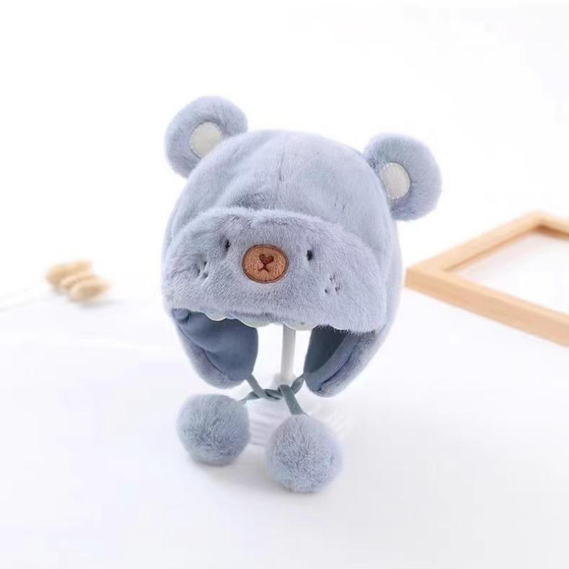 Babymütze für Herbst und Winter, super süße Strickmütze für Jungen und Mädchen, dicke, warme Wollmütze für Kleinkinder, Wintermütze