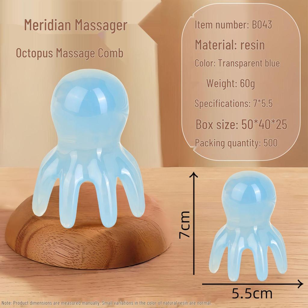 Sandalwood Air Cushion Massage Comb for Home Use - Fluffy Top, Large Board Design